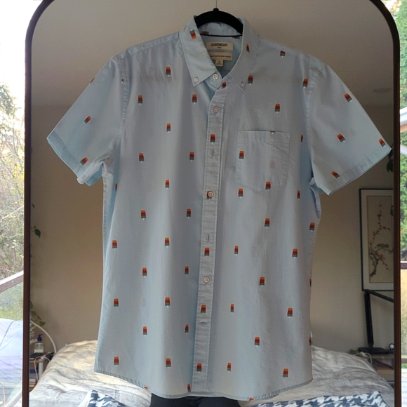 Goodthreads Ice Cream Button Up Size M - Picture 2 of 4